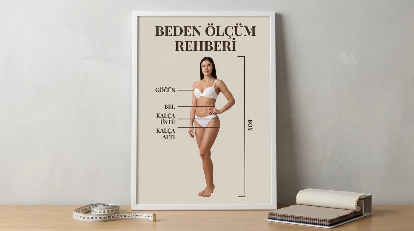 İç giyim beden ölçümü nasıl yapılır rehberi