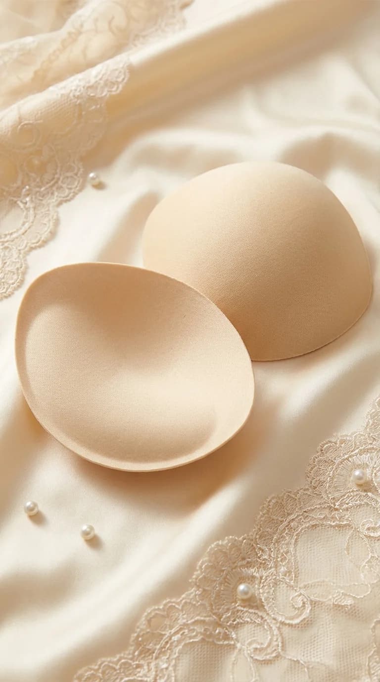 LunaIntim Nude Rengi Push-Up Sütyen Dolgusu Bikini ve Mayo İçi Hacim Veren Sünger - Push-Up Detay