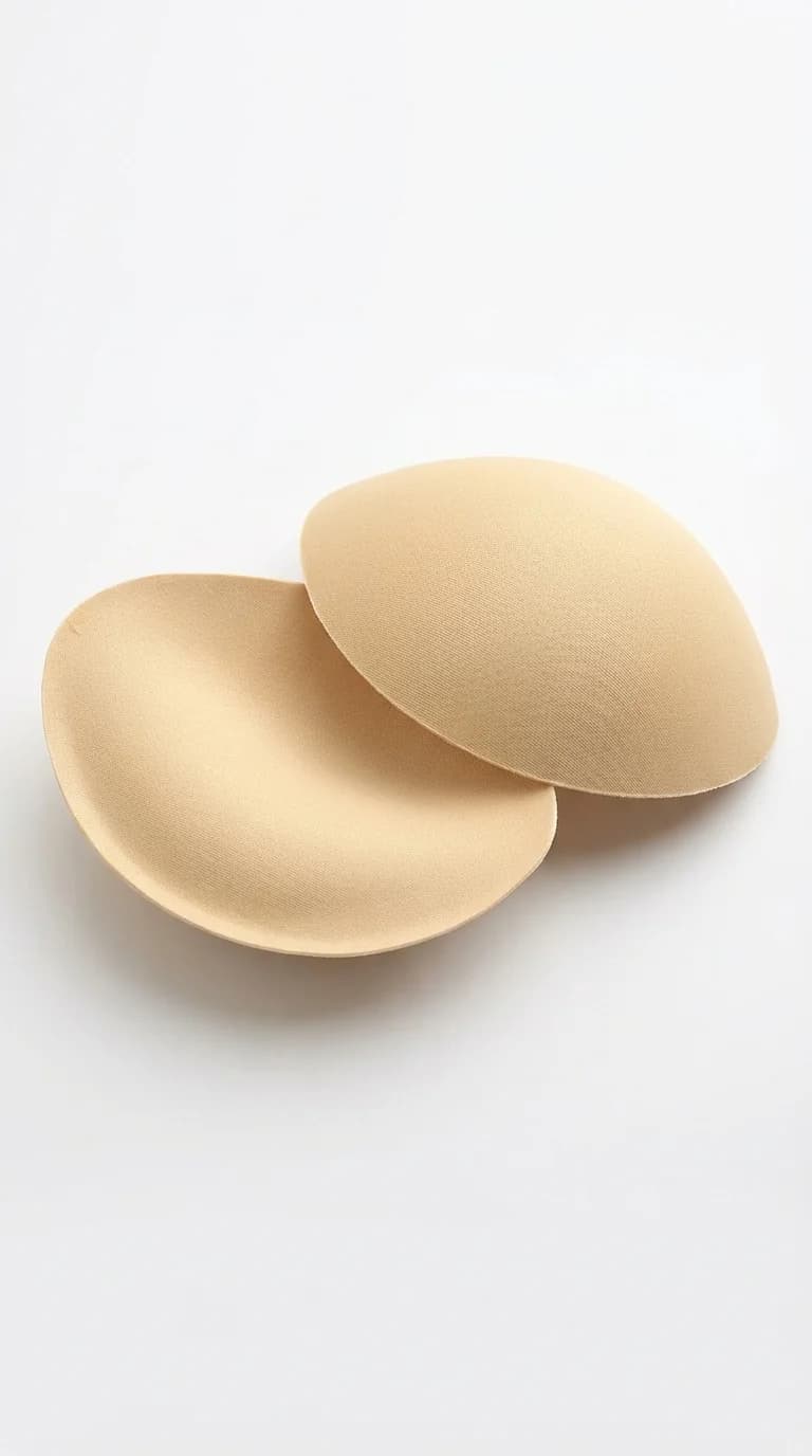 LunaIntim Nude Rengi Push-Up Sütyen Dolgusu Bikini ve Mayo İçi Hacim Veren Sünger - Nude Renk Detay
