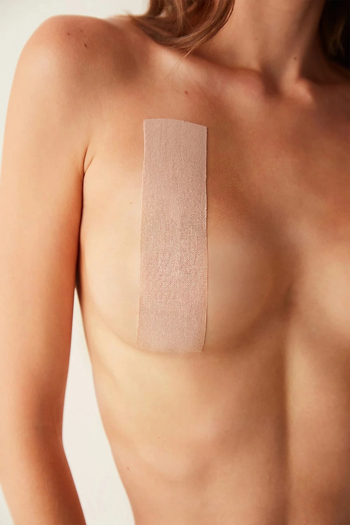 Yeni İnci Kadın Göğüs Bandı Nude - Detay Görünüm - LunaIntim