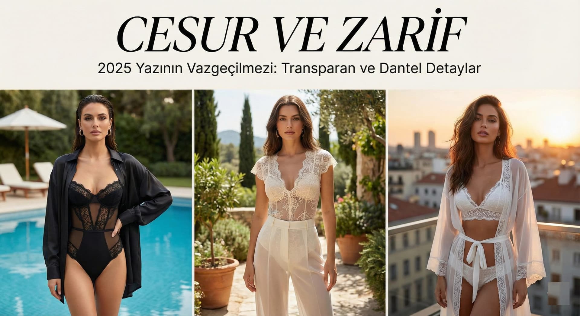 2025 Yazının Vazgeçilmezi: Transparan ve Dantel Detaylar