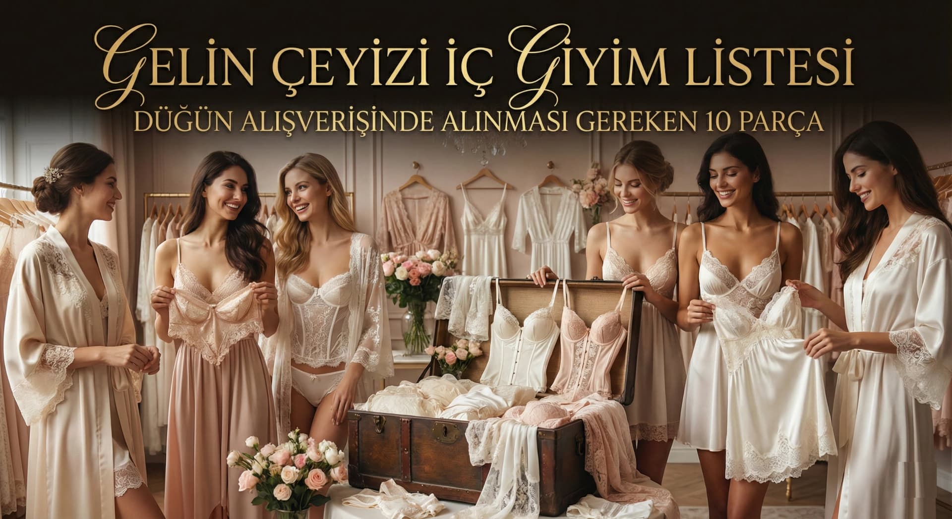 Gelin Çeyizi İç Giyim Listesi: Düğün Alışverişinde Alınması Gereken 10 Parça